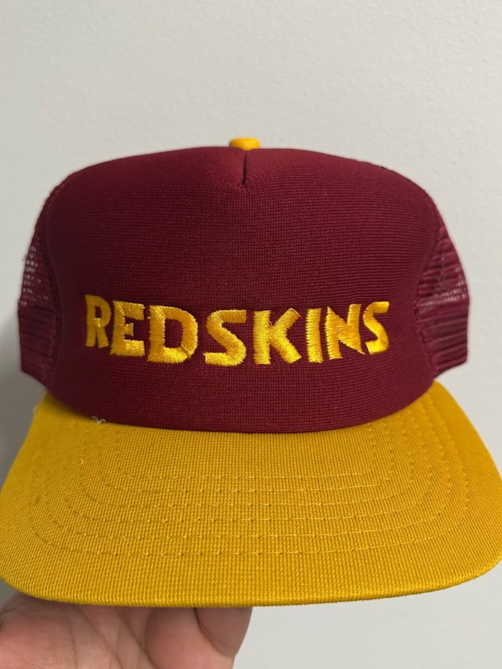 Vintage Washington Redskins Snapback Cap Hat New Era Vintage 80s Trucker USA